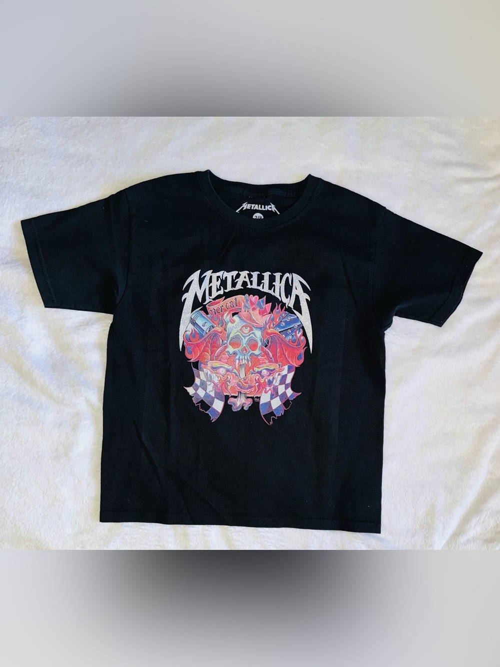 NWOT Girls Metallica Shirt - Picture 2 of 4
